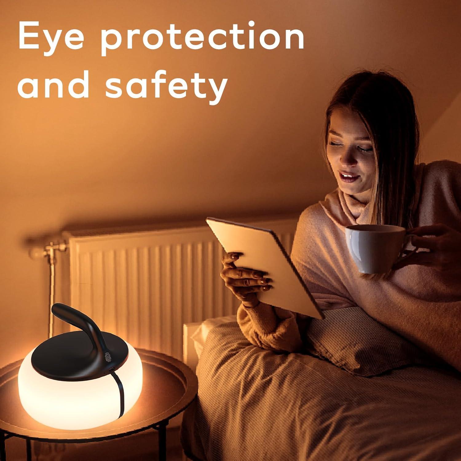 Lámpara de Mesa COZOO RGB Recargable 6000mAh Luz Nocturna