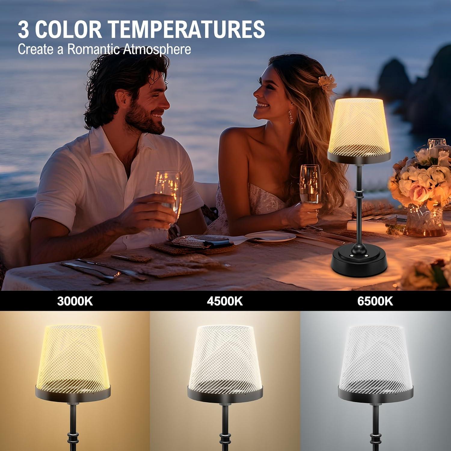 Lámpara de Mesa Inalámbrica Lightania 6000mAh RGB Táctil