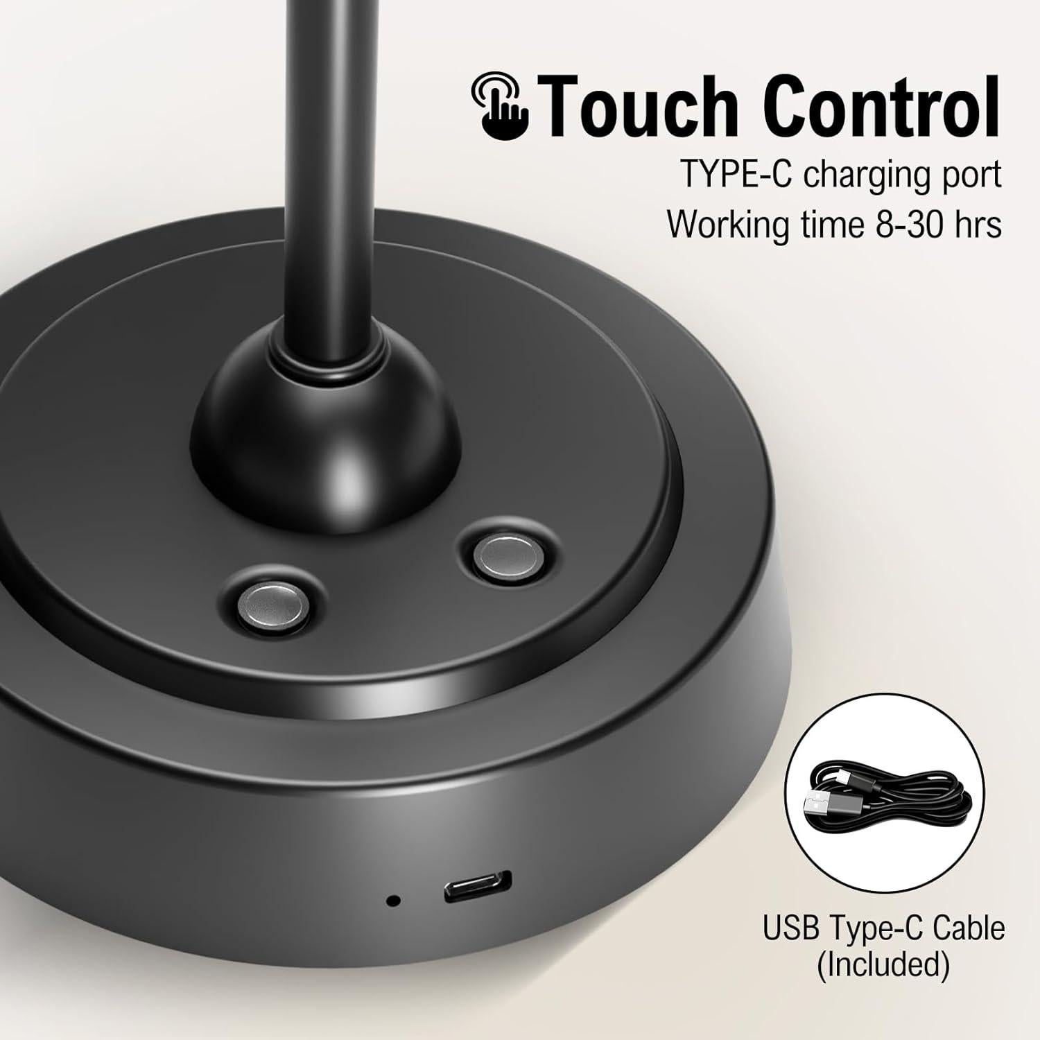 Lámpara de Mesa Inalámbrica Lightania 6000mAh RGB Táctil