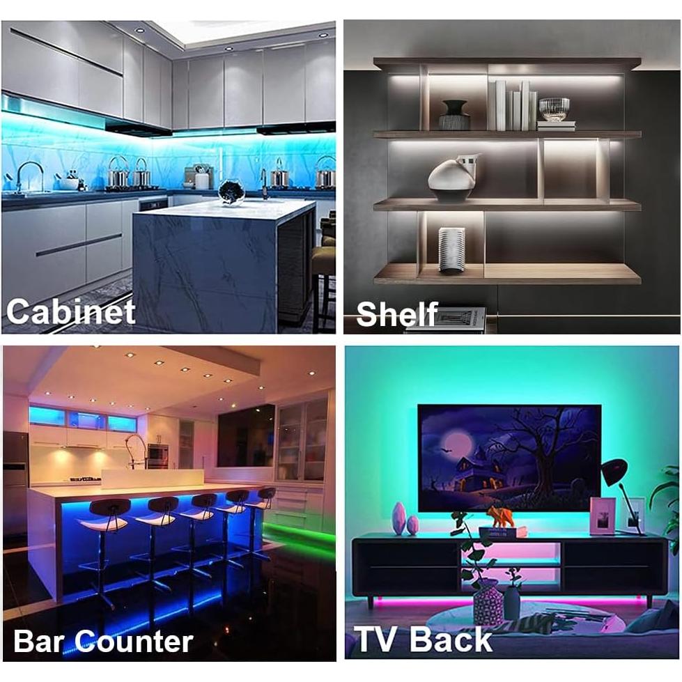 Barra de Luz LED Regulable LAIFUNI 61cm RGB con Control Remoto