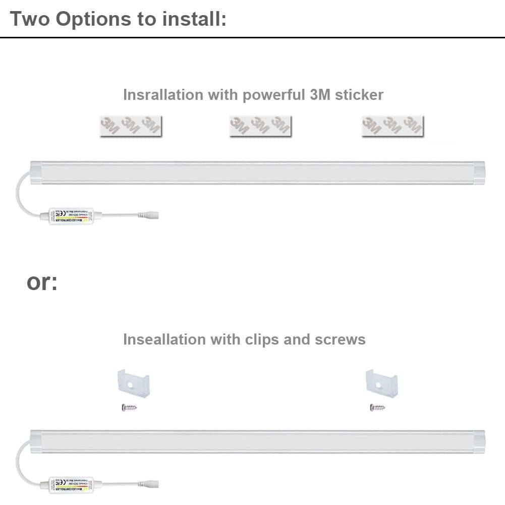 Barra de Luz LED Regulable LAIFUNI 61cm RGB con Control Remoto