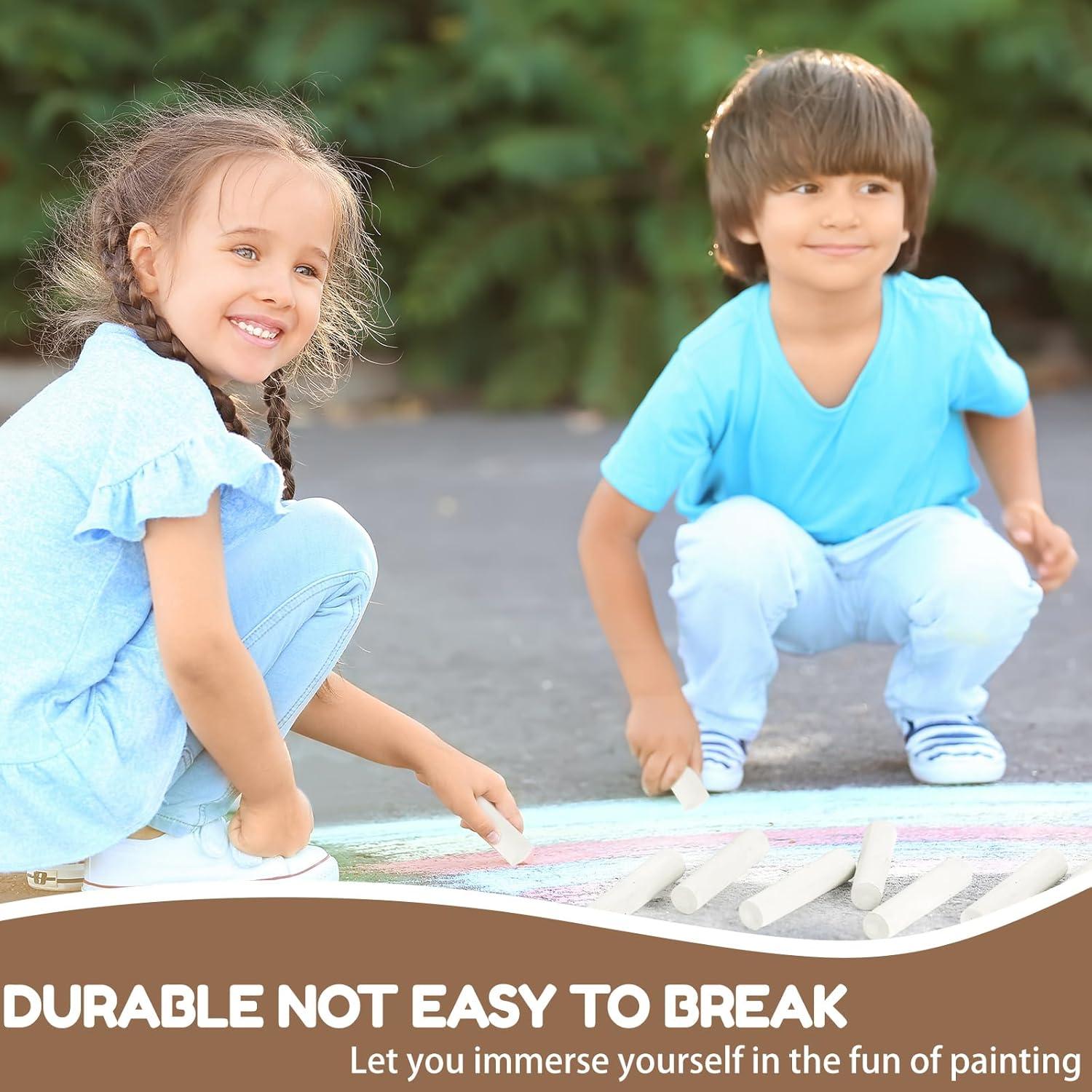 Tiza de Acera Jumbo Fulmoon 40 Pcs No Tóxica Lavable