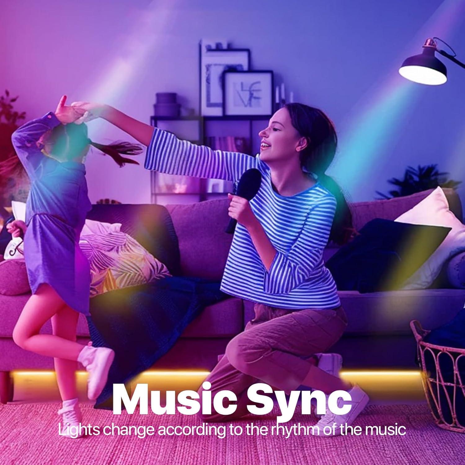 Bombilla Inteligente ORALUCE A19 E26 LED 9W Multicolor 900 Lúmenes