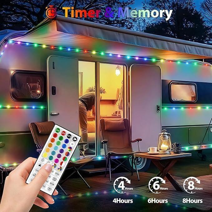 Luces de Cuerda OMIKA 40m 400LED RGB Control Remoto IP68