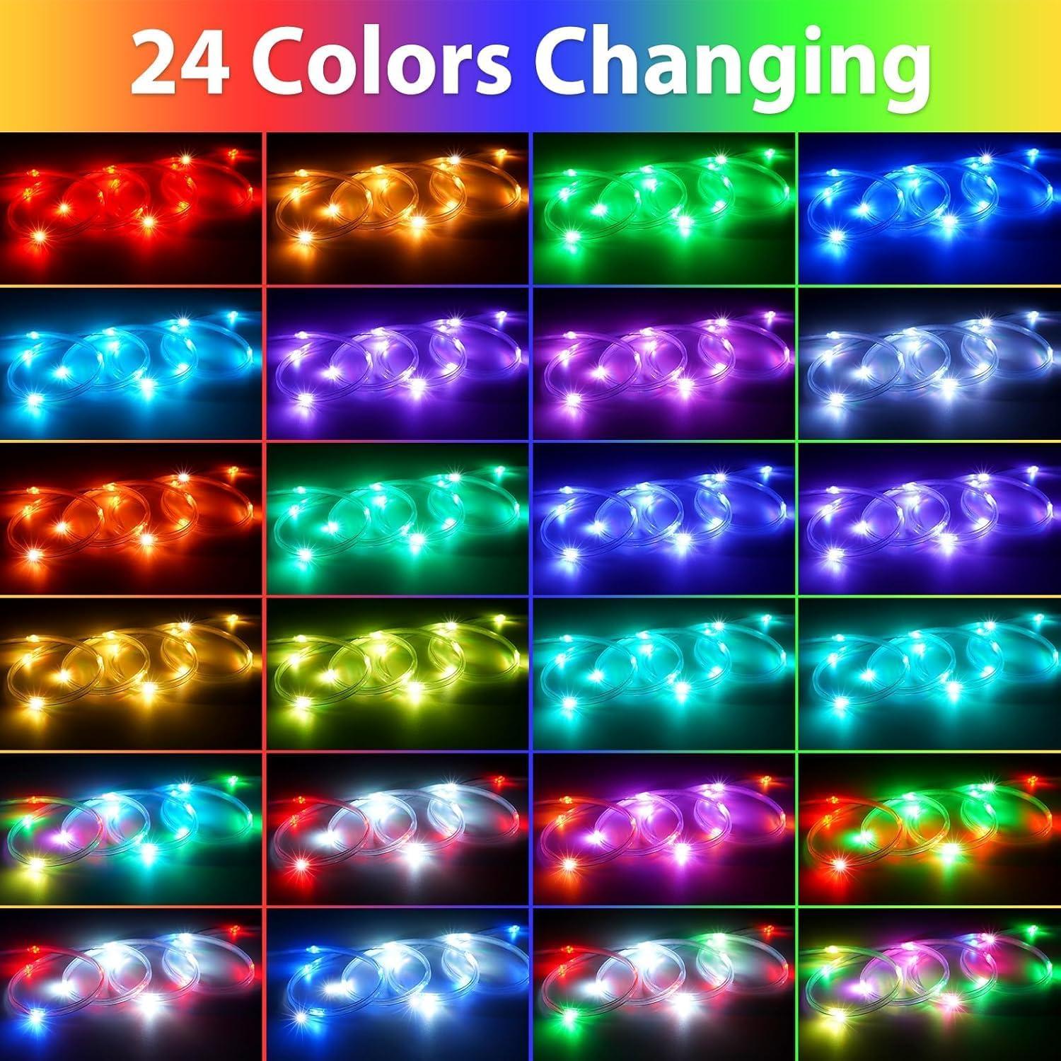 Luces de Cuerda OMIKA 40m 400LED RGB Control Remoto IP68