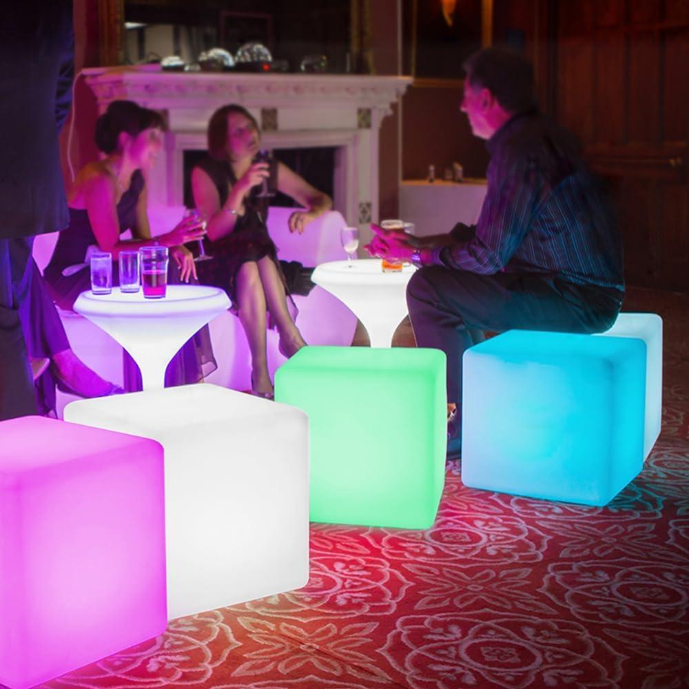 Silla Cubo LED BALMOST 50cm RGB Dimmable Impermeable