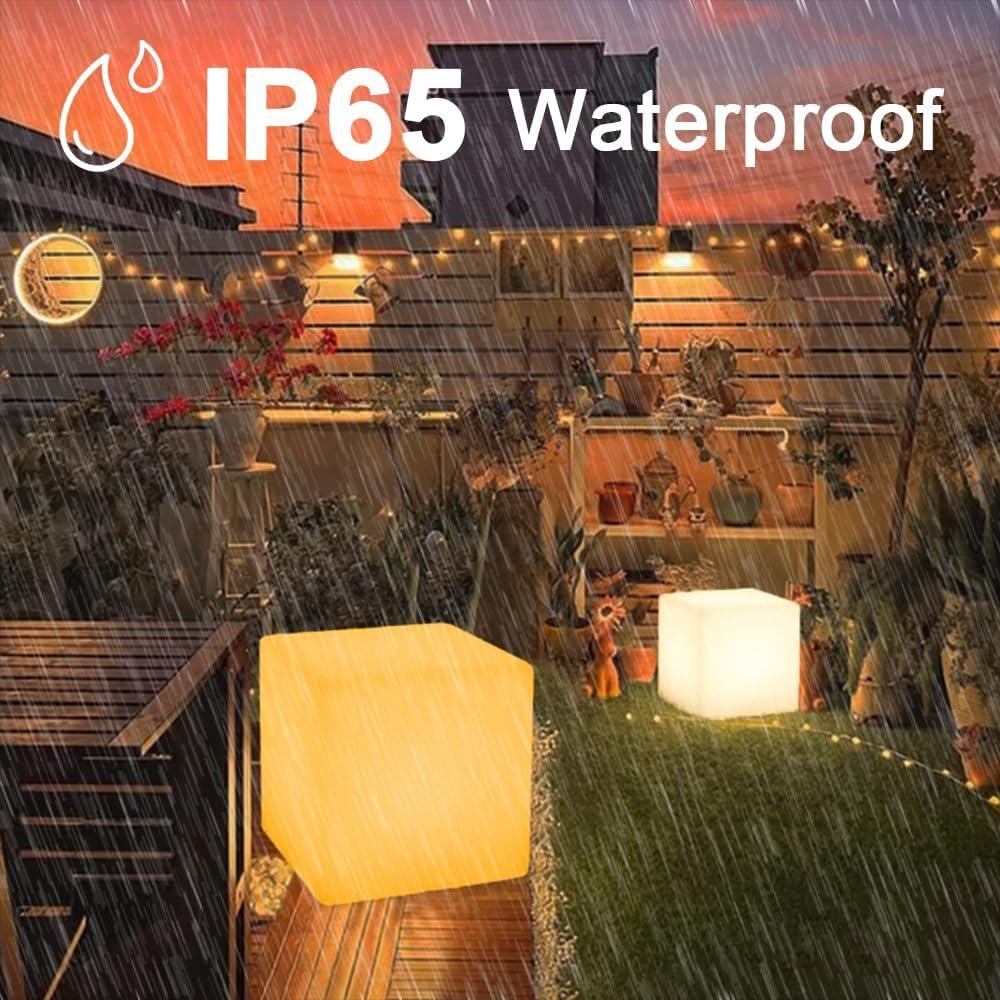 Silla Cubo LED BALMOST 50cm RGB Dimmable Impermeable