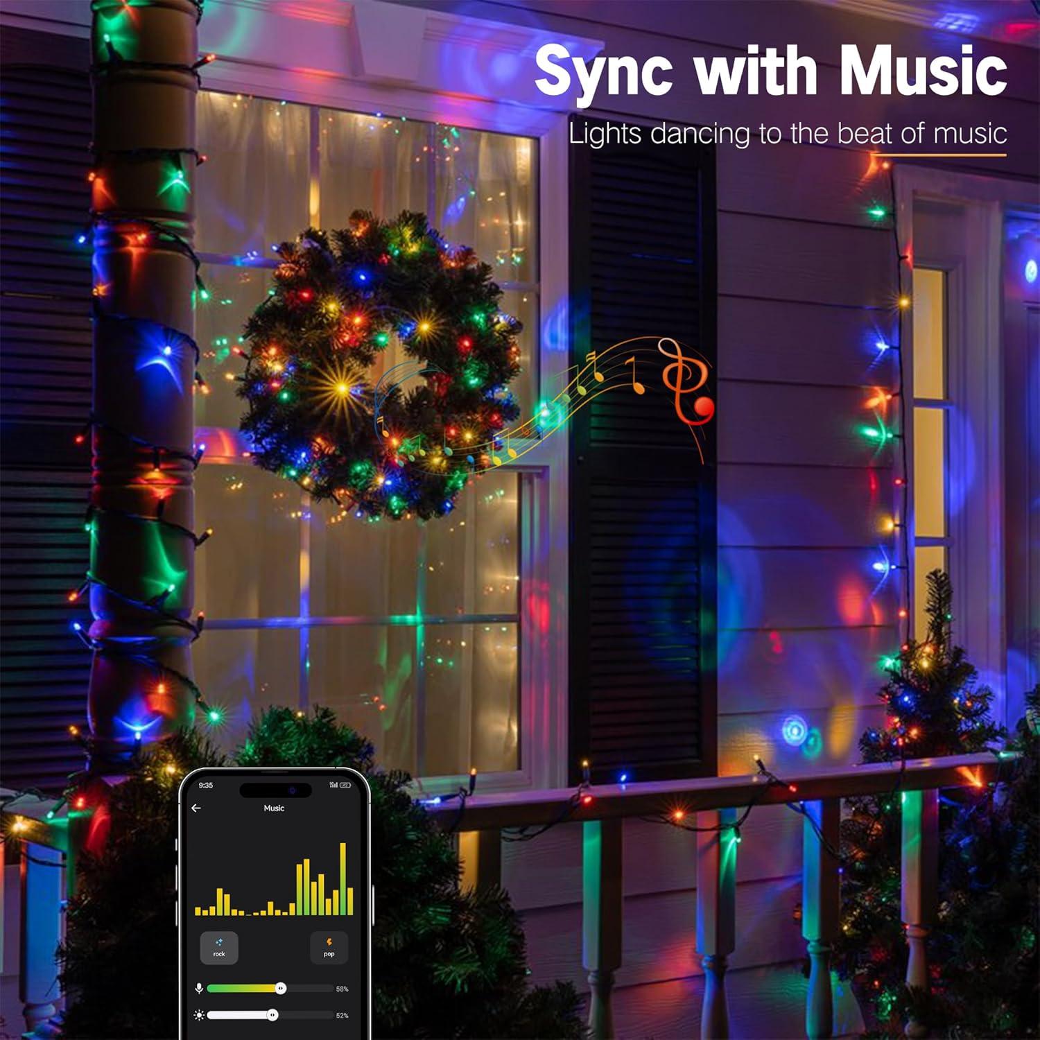Luces de Navidad Inteligentes ODEETRONIC 30 m 300 LED Multicolor