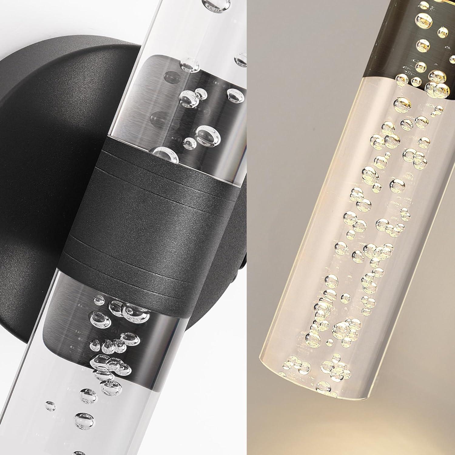 Aplique de Pared Inalámbrico DORESshop 30.48cm Negro 10000mAh