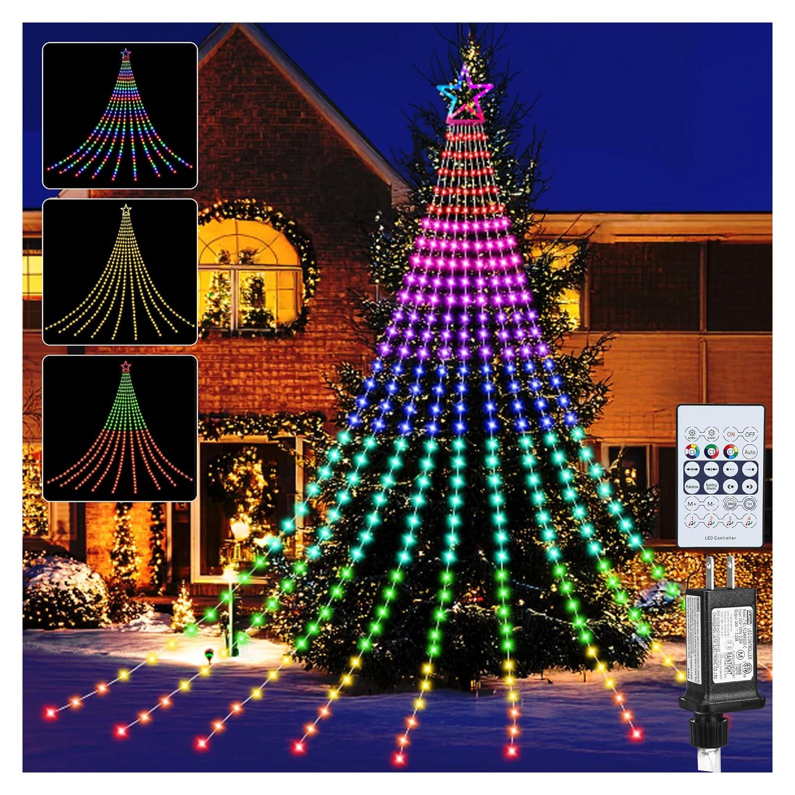 Luces de Cuerda RGB Cerflyer 320 LED 5 m Decoración Navidad