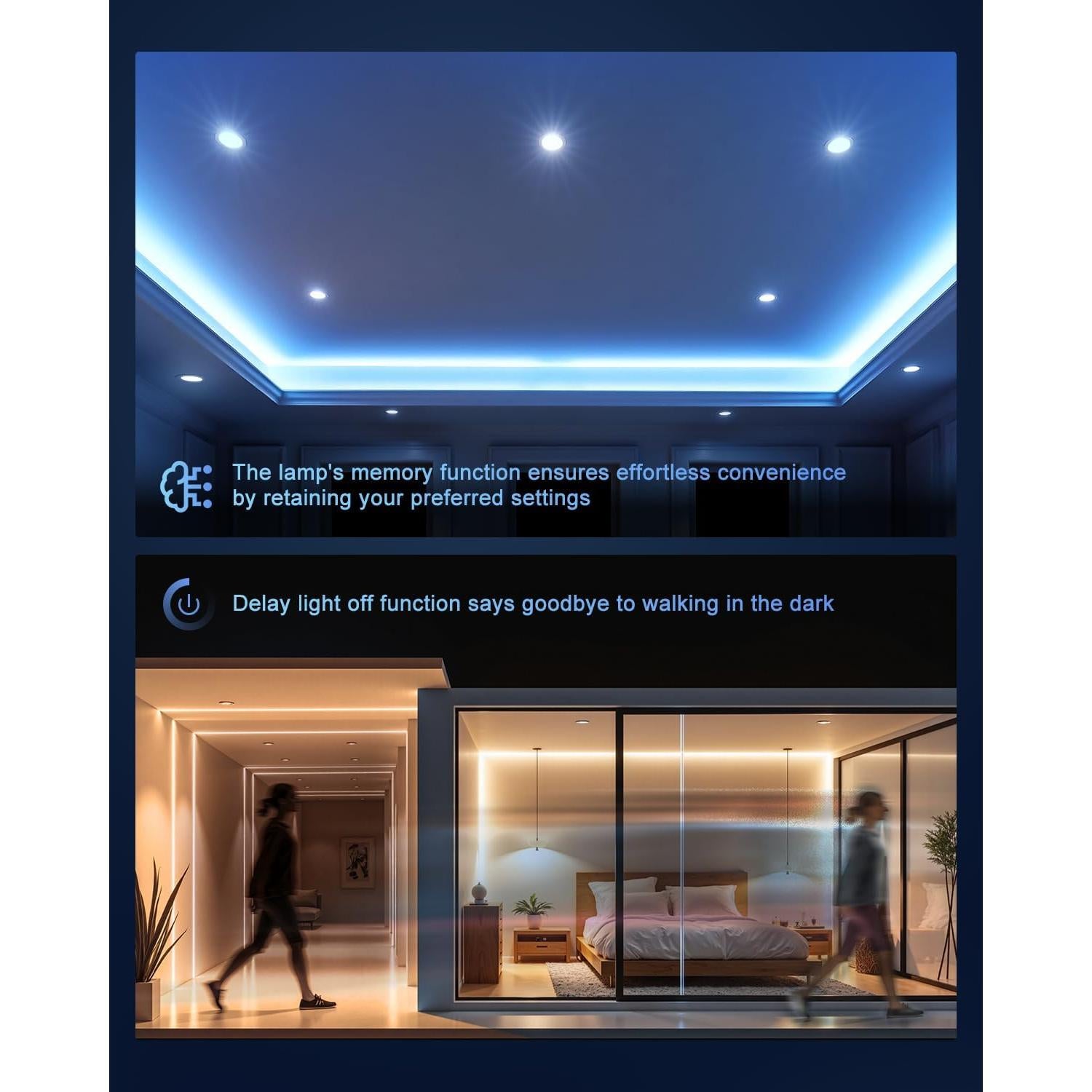 Iluminación Empotrada LED 6" VARICART RGB+5CCT E26 13W 1300LM