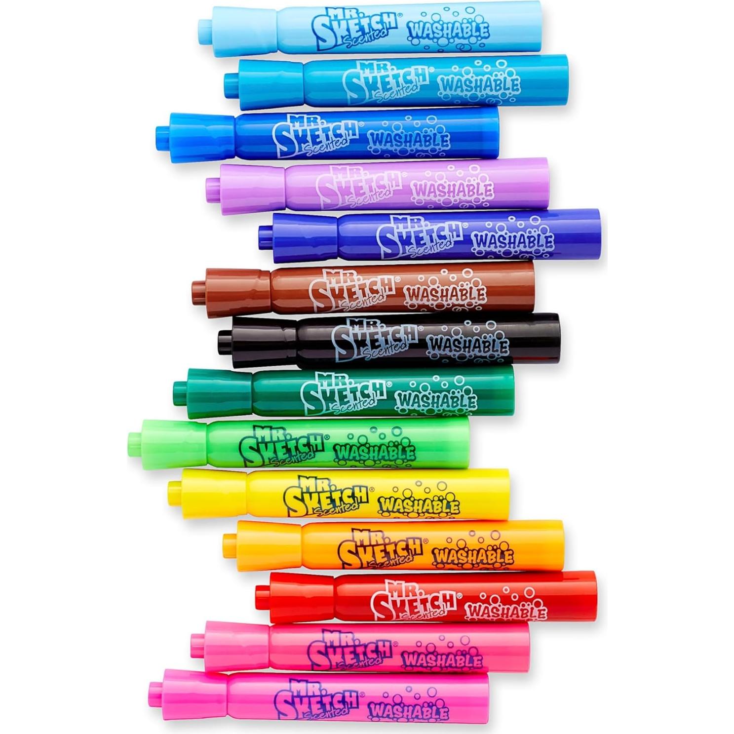 Marcadores Aromatizados Mr. Sketch, Punta Chisel, 14 Colores