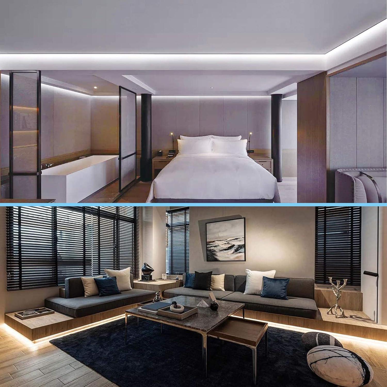 Tira LED 10m WOBANE Blanca Regulable con Control Remoto 600 LEDs