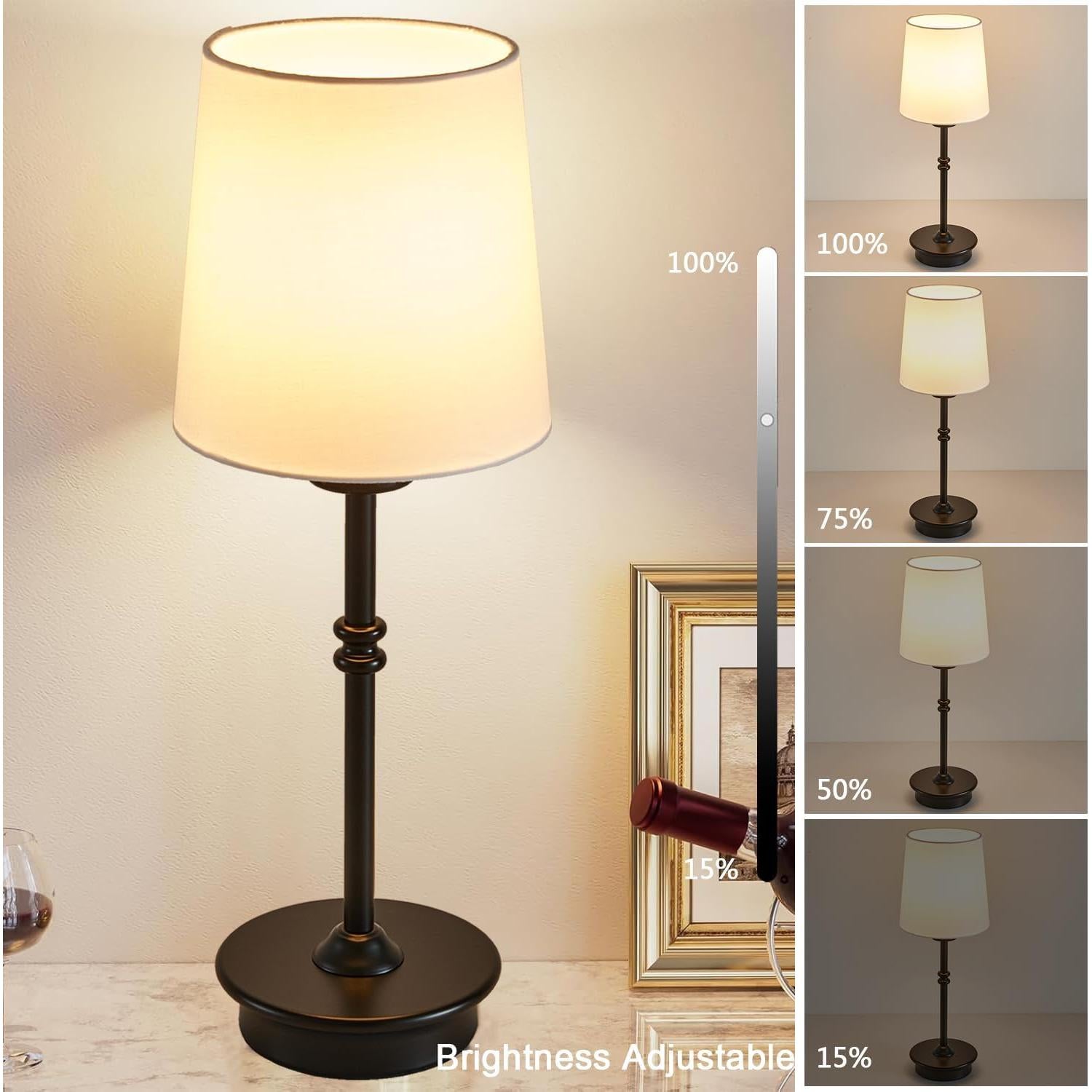 Lámpara de Mesa Inalámbrica Recargable A1A9 LED 13 Colores