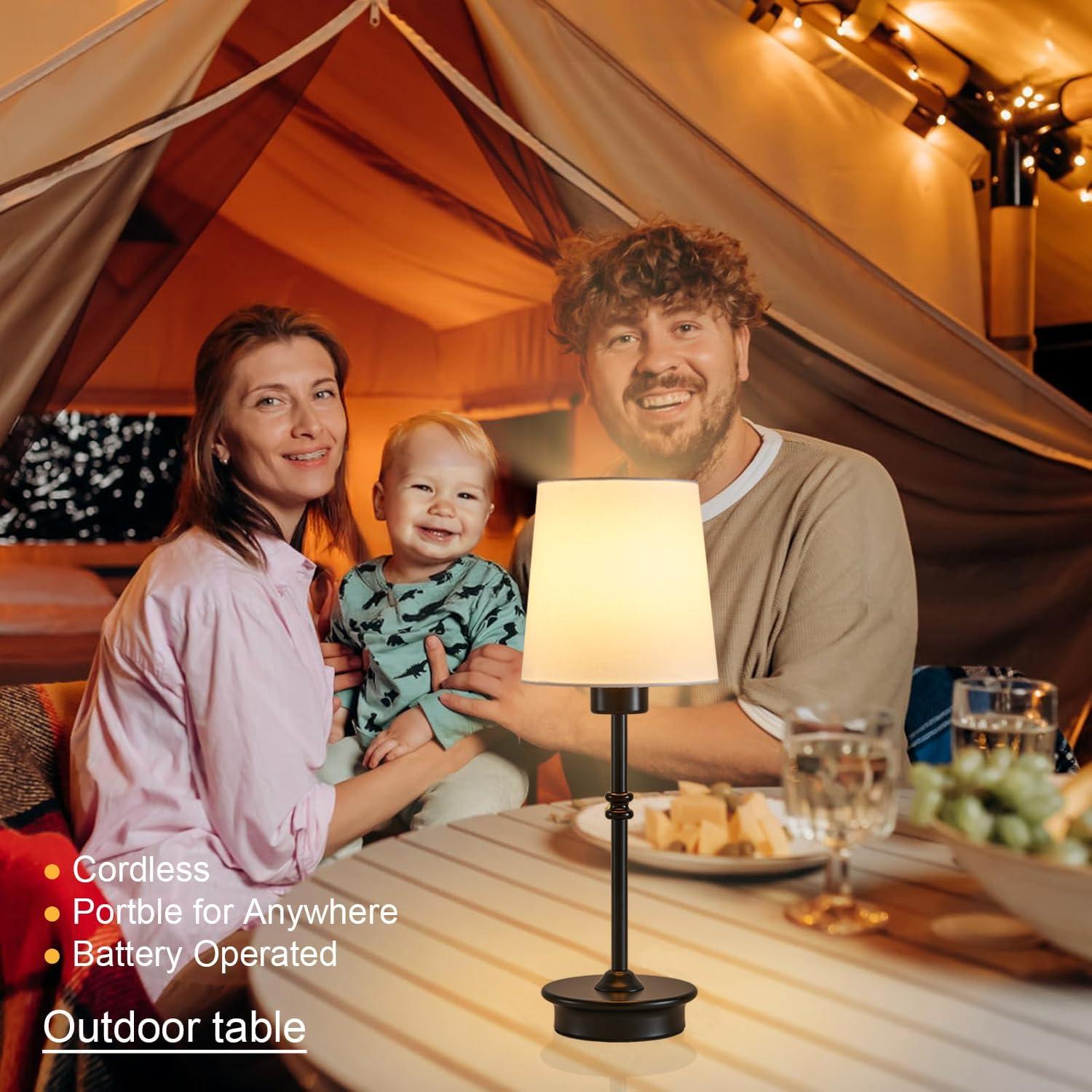 Lámpara de Mesa Inalámbrica Recargable A1A9 LED 13 Colores