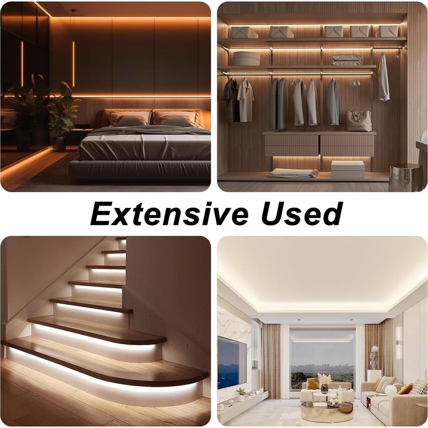 Tira de Luz LED COB 5m dalattin 4000K Blanco Natural con Control Remoto