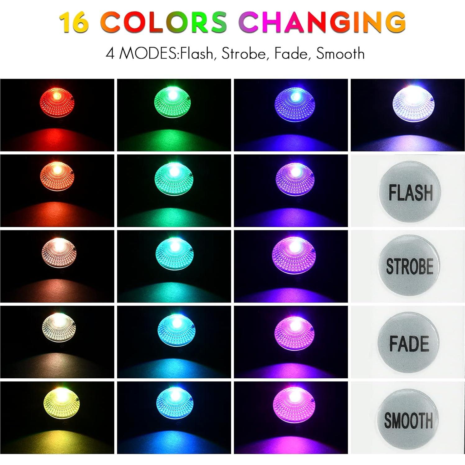 Luces de Paisaje LED ACHENGE RGB 6W 12V IP66 para Jardín