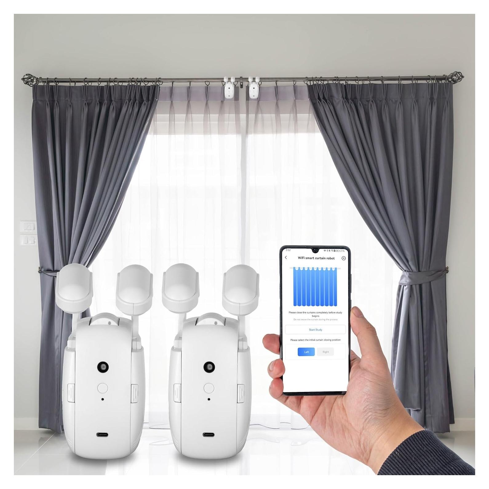 Motor Cortinas Inteligentes B BENEHORTI 20.32x15.24cm WiFi 2PK