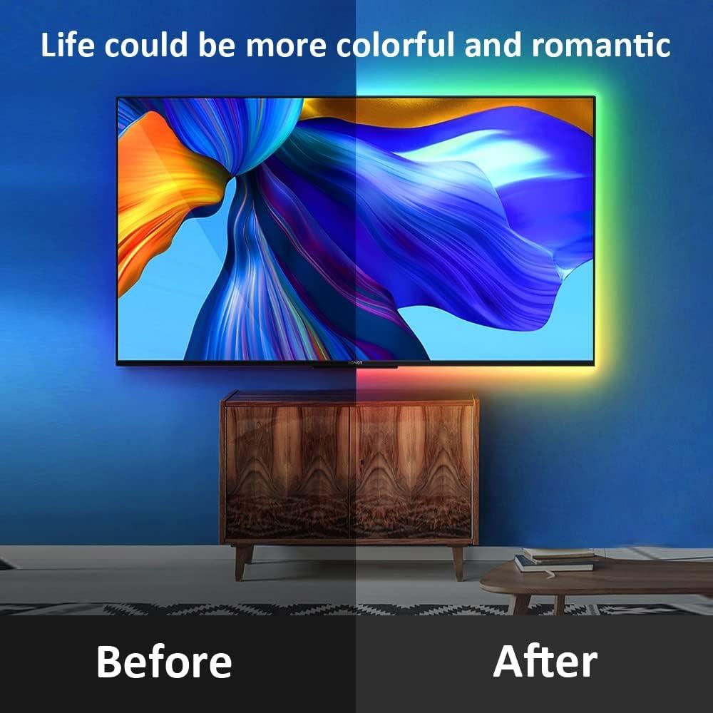 Tira LED RGB 2M KUMQUAT con Control Remoto para TV