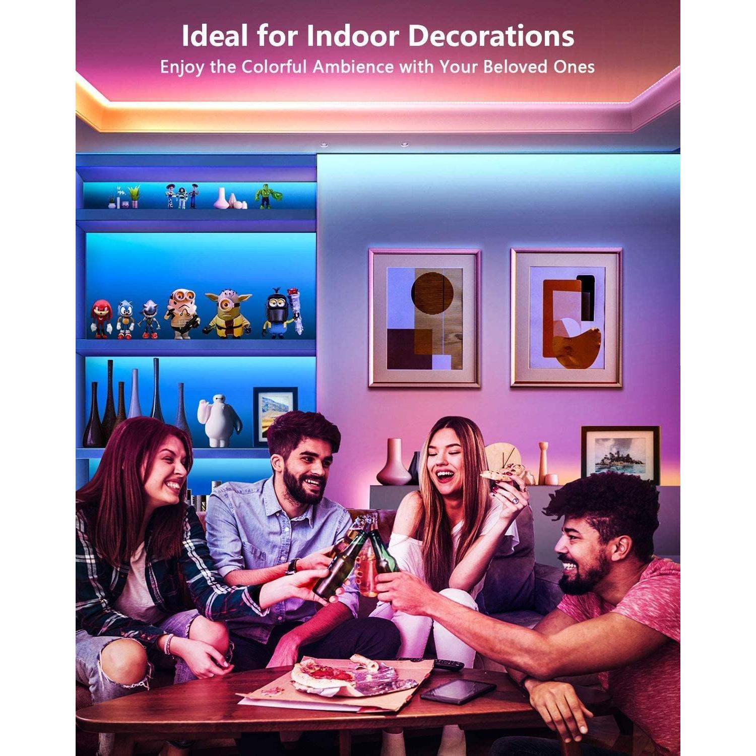 Tira LED RGB 2M KUMQUAT con Control Remoto para TV