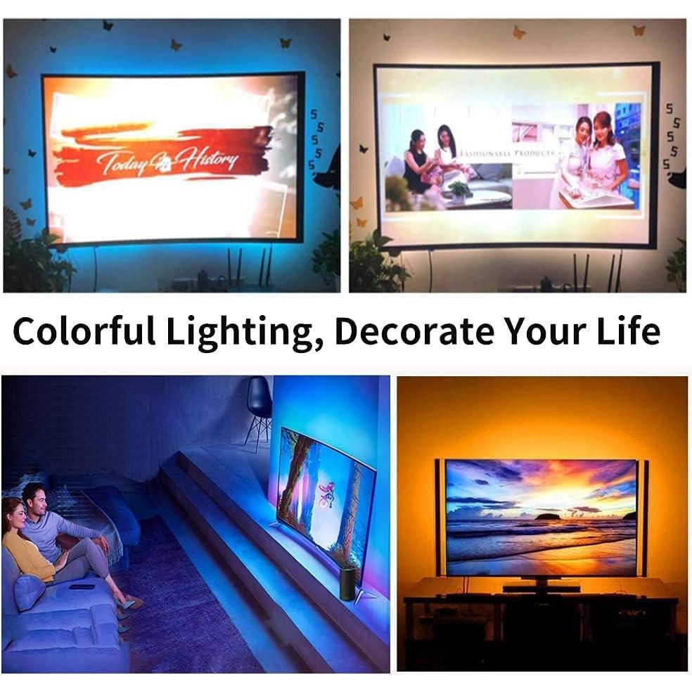 Tira LED RGB 2M KUMQUAT con Control Remoto para TV