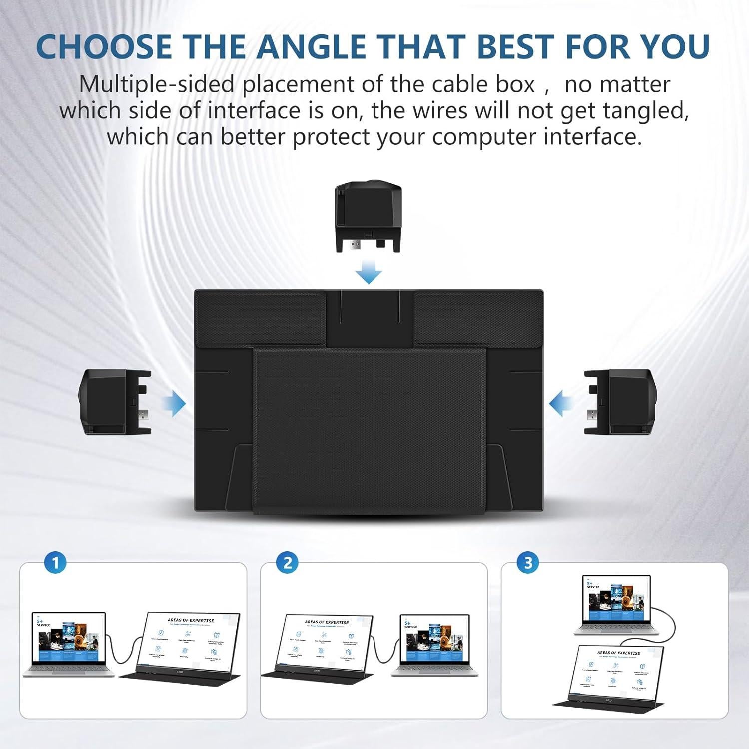Monitor Portátil G-STORY 14" FHD 1080P IPS USB-C para Laptop