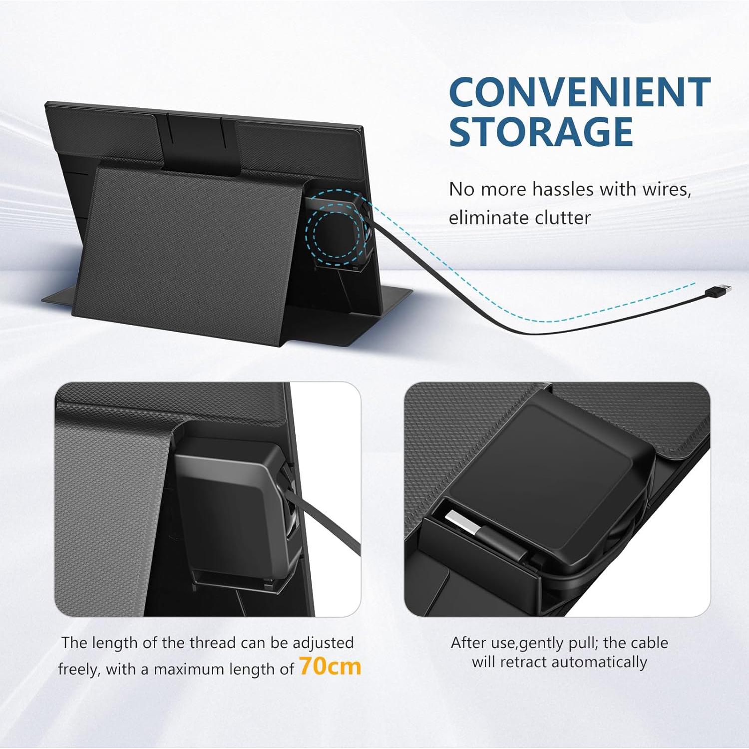 Monitor Portátil G-STORY 14" FHD 1080P IPS USB-C para Laptop