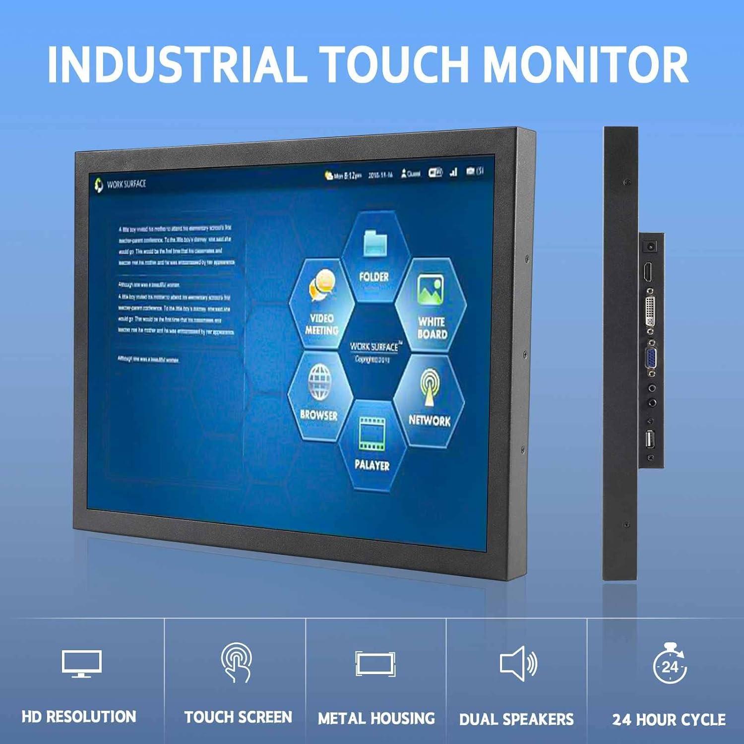 Monitor Táctil Industrial VSDISPLAY 15" 1024x768 IPS VGA DVI