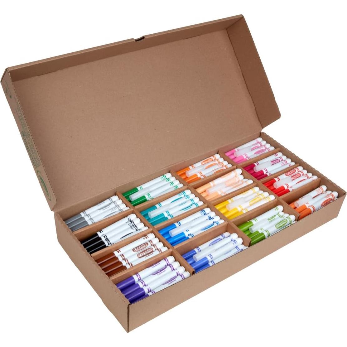 Marcadores Crayola Classpack 256 Ct Anchos Multicolor