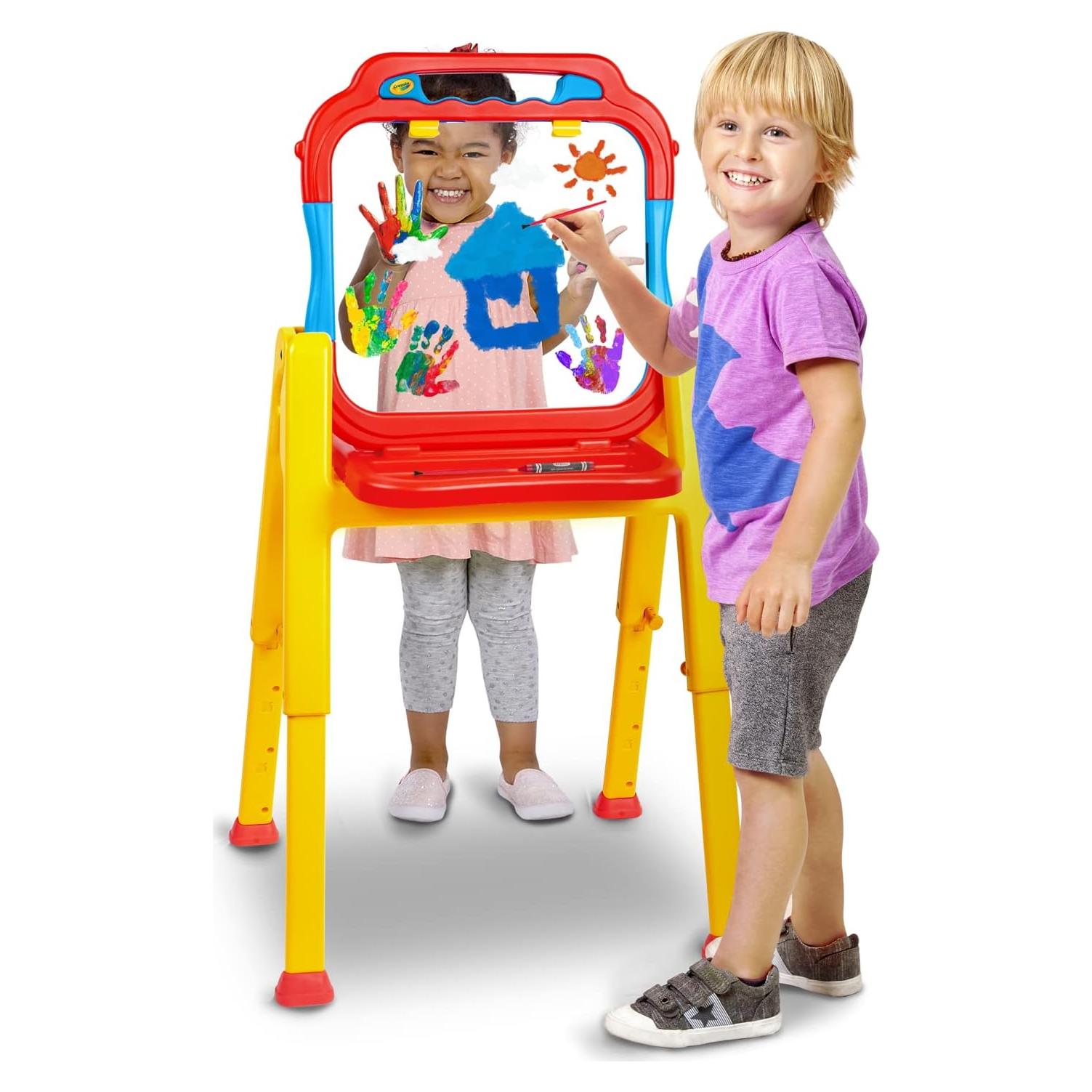 Caballete Transparente Crayola Triple Diversión 2,27 kg Ajustable