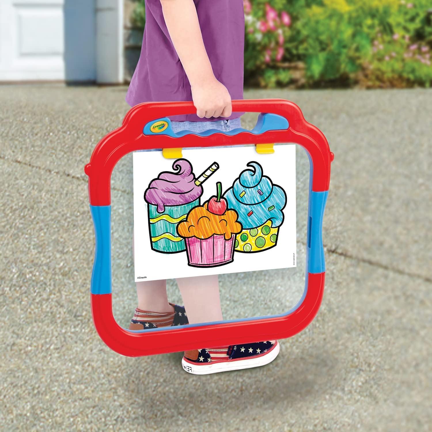 Caballete Transparente Crayola Triple Diversión 2,27 kg Ajustable