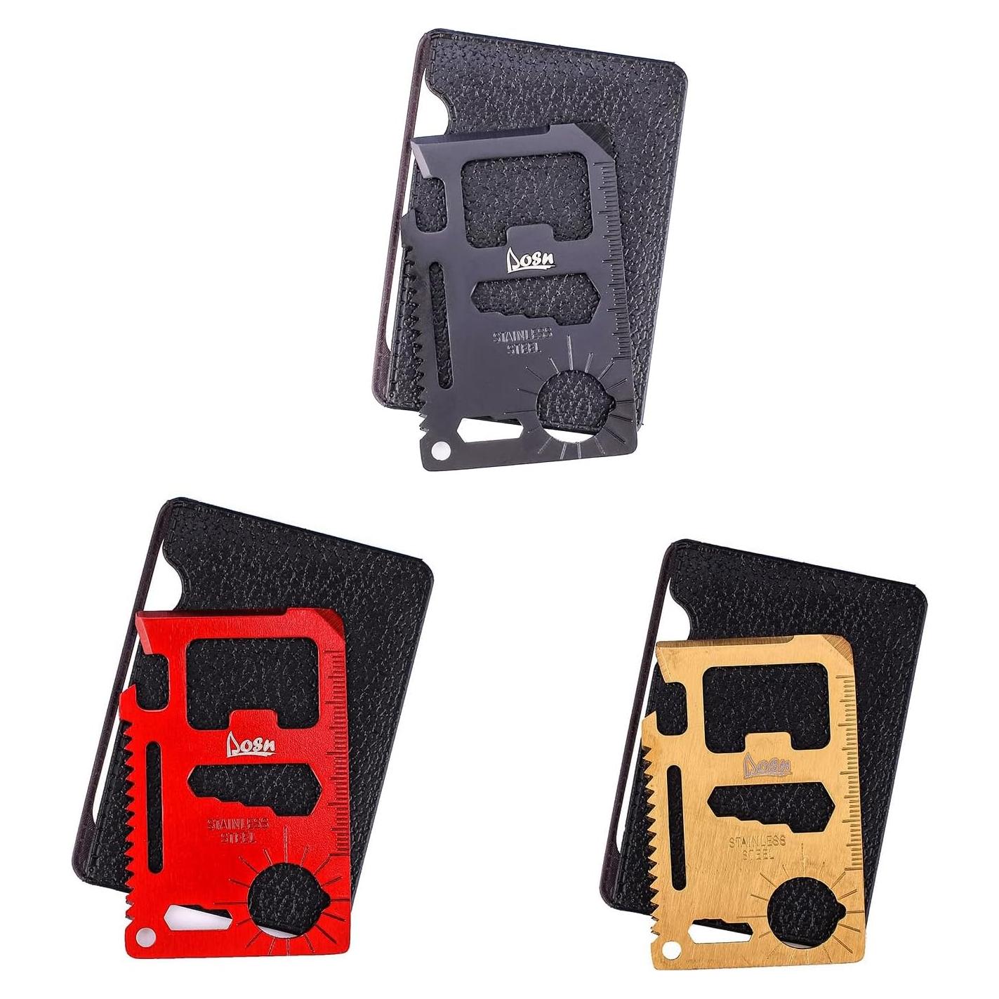 Multiherramienta de Cartera DLOSN 11 en 1 - Regalo para Hombres