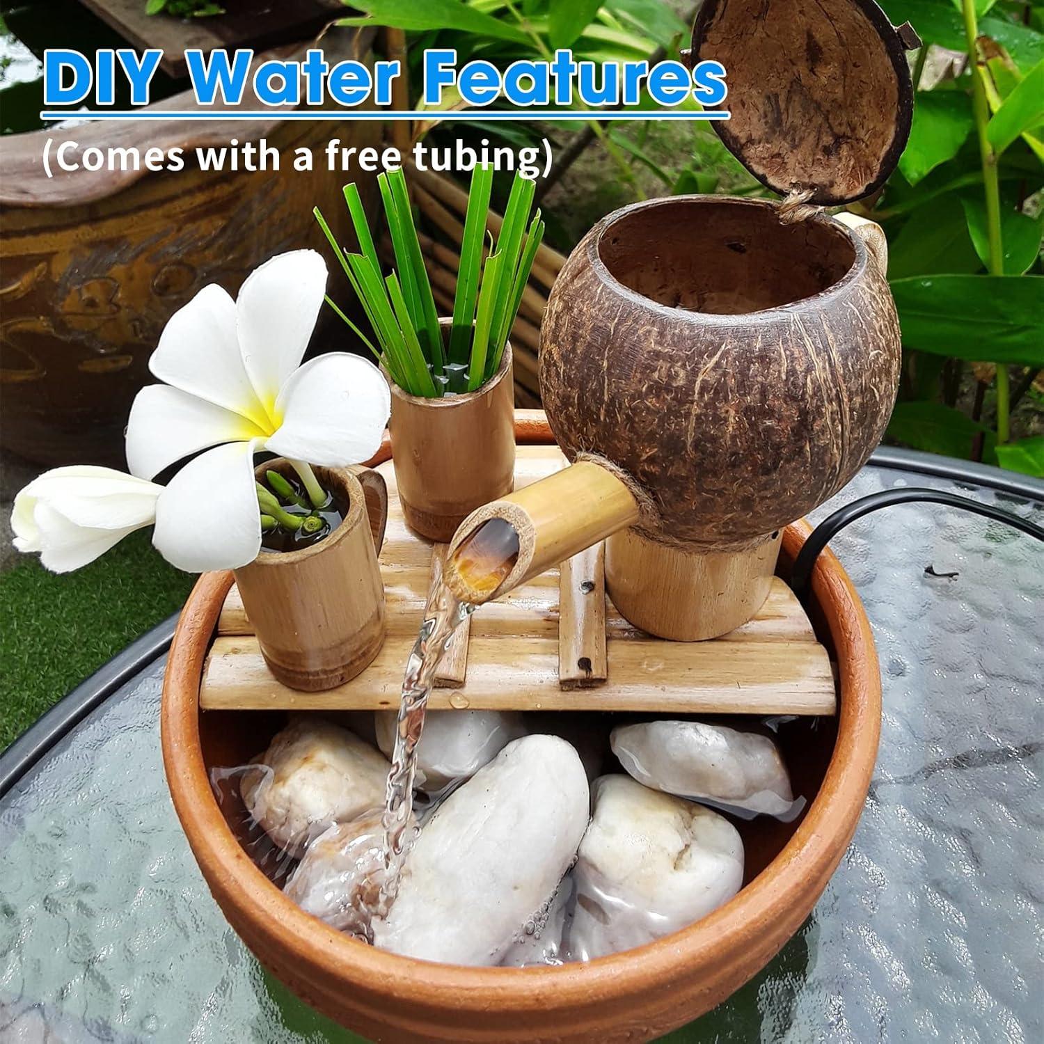 Bomba de Agua Solar 6W POPOSOAP para Jardín y Estanques