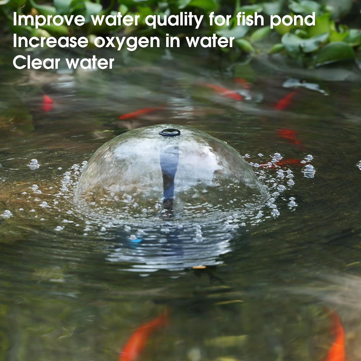 Kit de Fuente de Agua Solar NFESOLAR 20W para Estanque 454-1136L