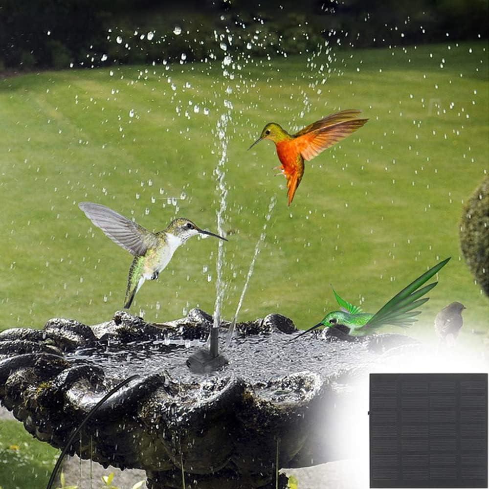 Bomba de Agua Solar CYDZSW 1.2W para Baño de Aves y Jardín