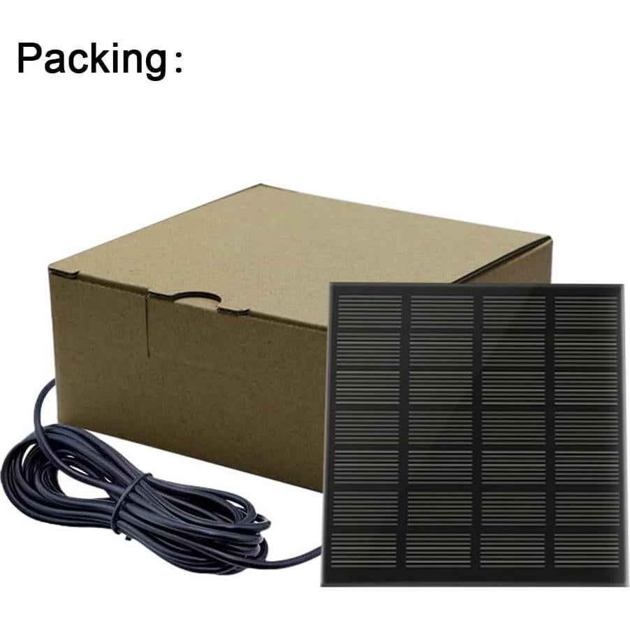 Bomba de Agua Solar CYDZSW 1.2W para Baño de Aves y Jardín