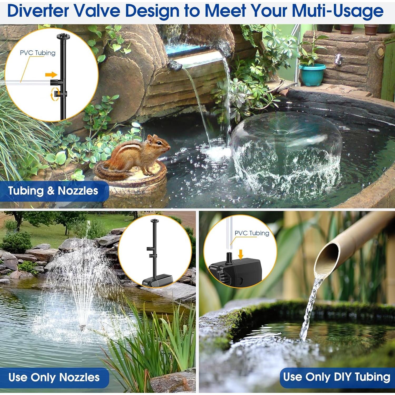 Bomba de Agua Solar POPOSOAP 25W con Batería 2600mAh