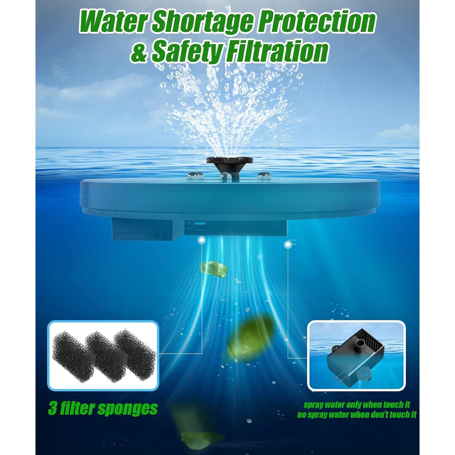 Fuente Solar SZMP 3.5W con Batería 2000 y 7 Boquillas