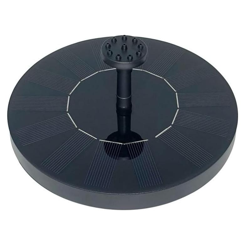 Fuente Solar para Baño de Pájaros Eskopily 1.4W con 6 Boquillas