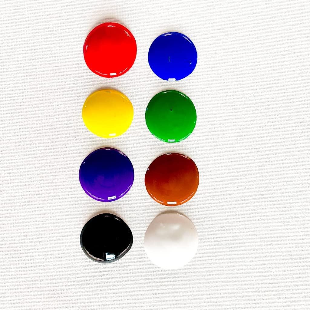 Set de Pintura Tempera Milo 8 Colores 480 ml Botellas