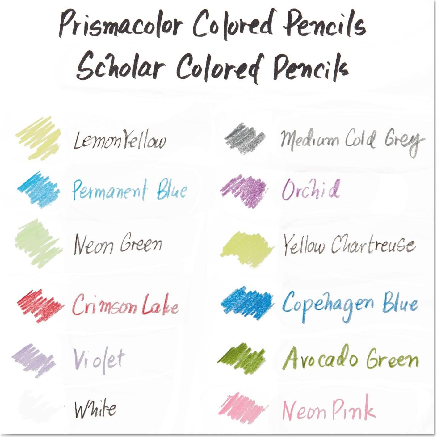 Lápices de Colores Prismacolor Scholar 48 Piezas Artísticos