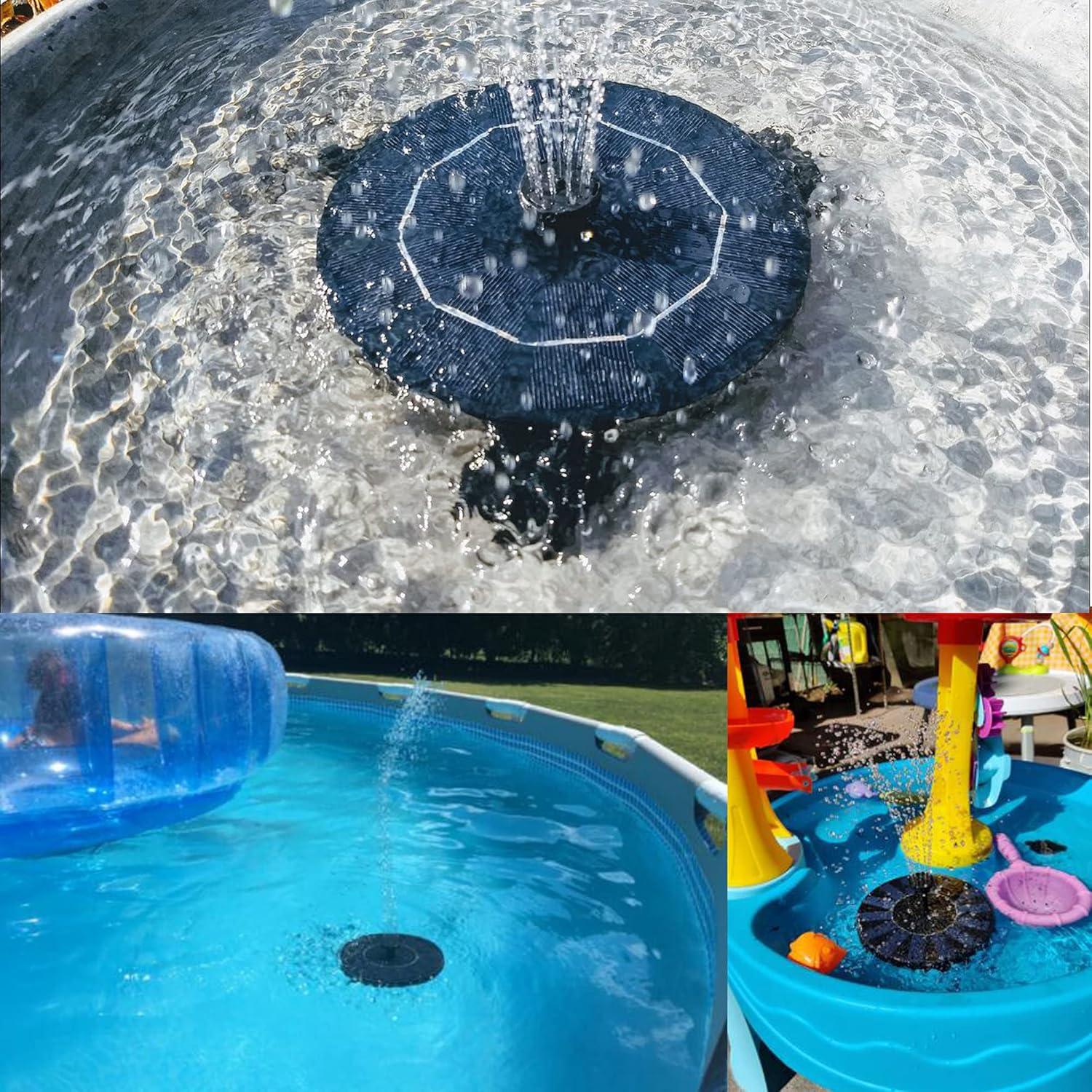 Bomba de Fuente Solar VIVII 1.4W para Jardín y Acuario