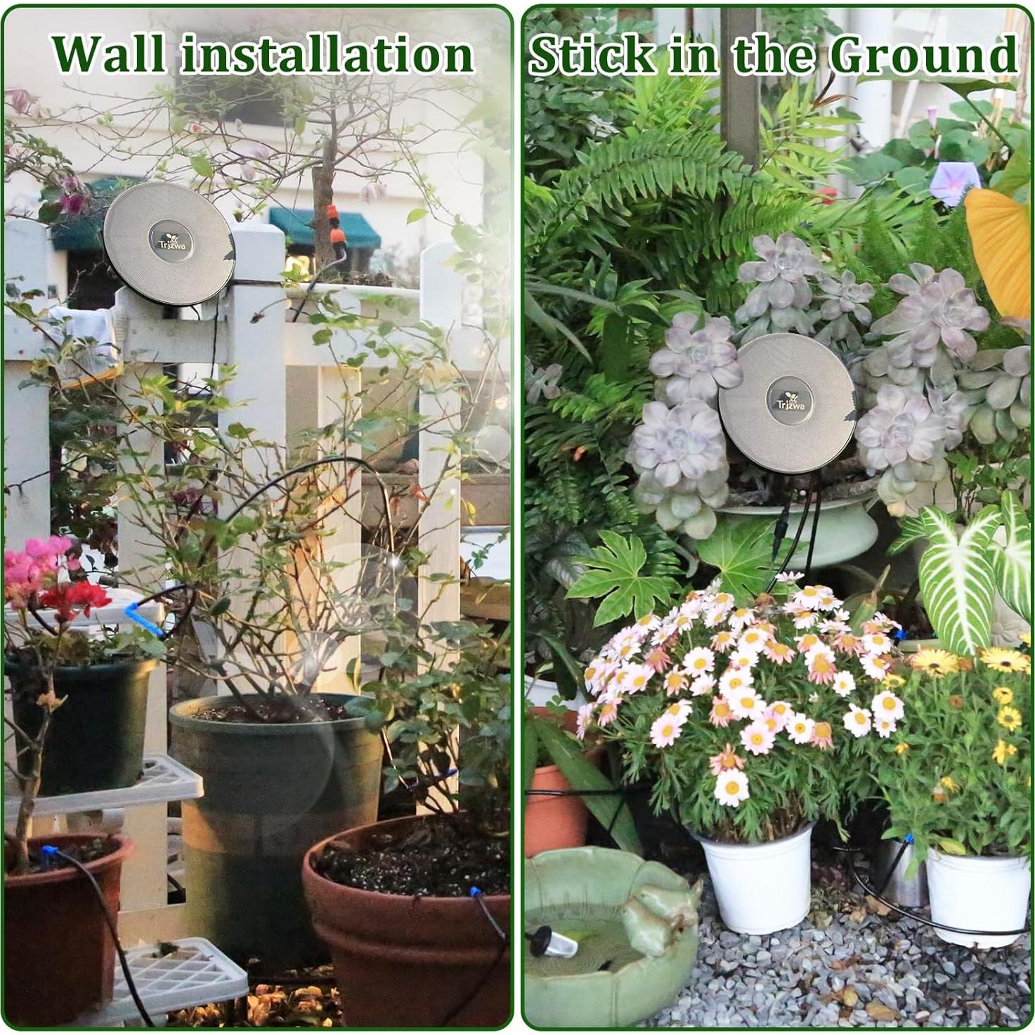 Sistema de Riego Solar TRJZWA por Goteo Automático 15 Plantas