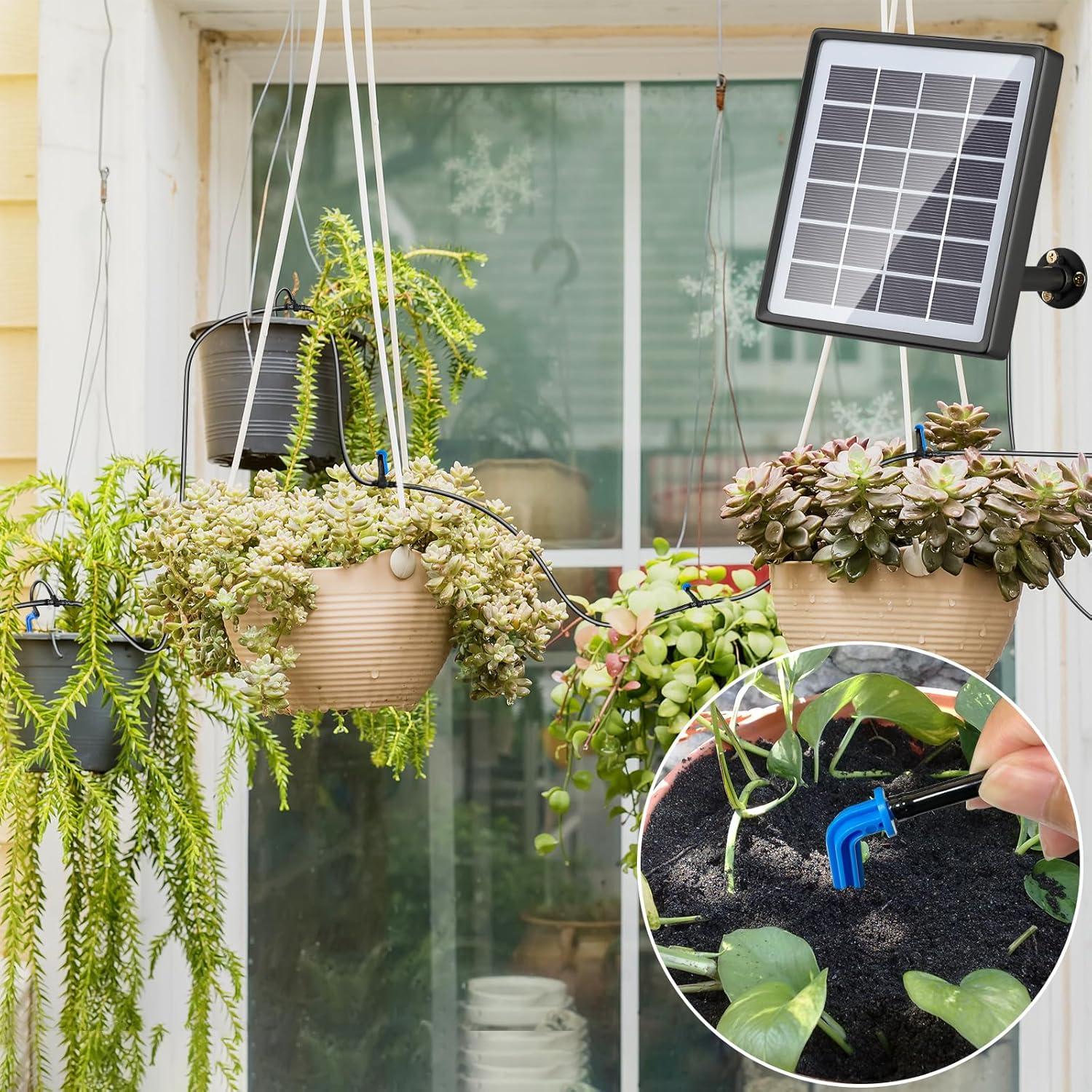 Kit de Riego por Goteo Solar PChero para 15 Plantas