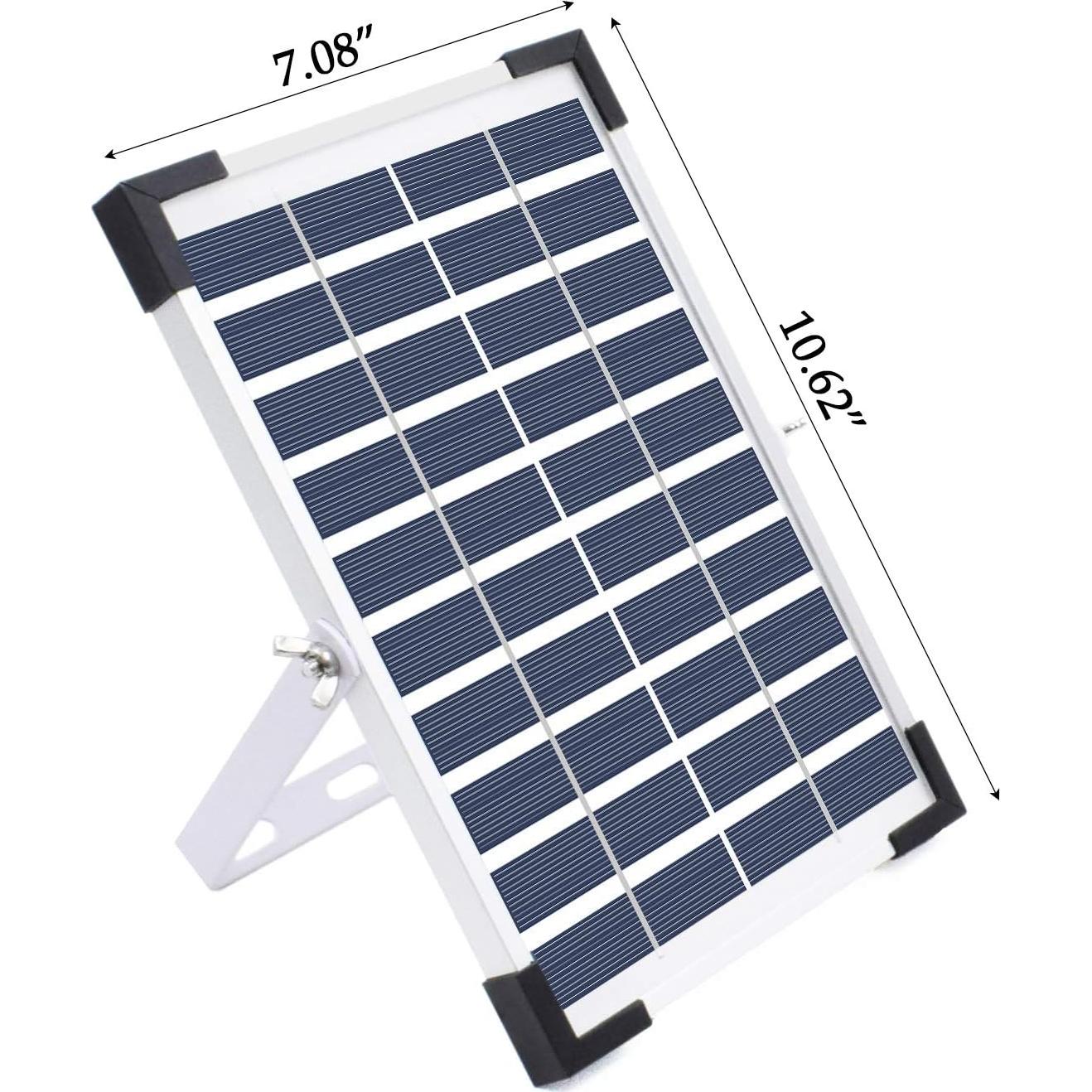 Bomba de Agua Solar Sumergible Lewisia 5W con Batería
