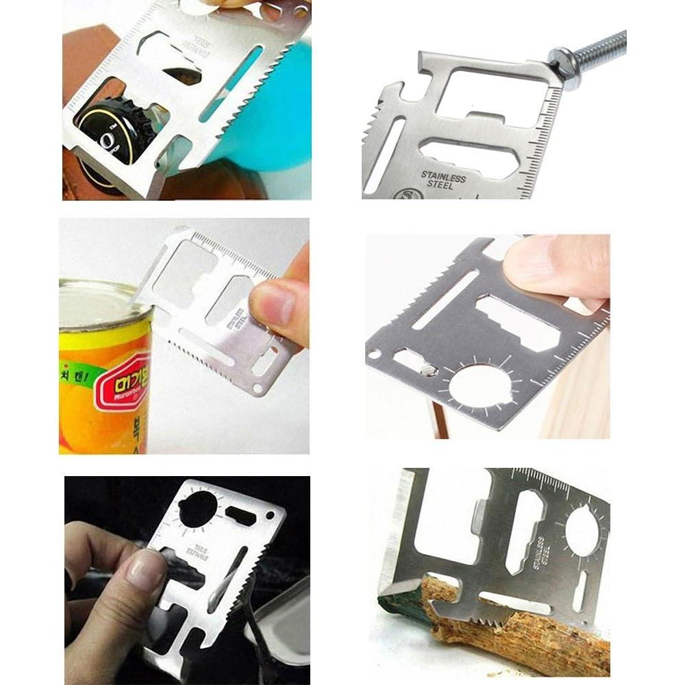 Herramienta de Supervivencia 11 en 1 GTI Acero Inoxidable