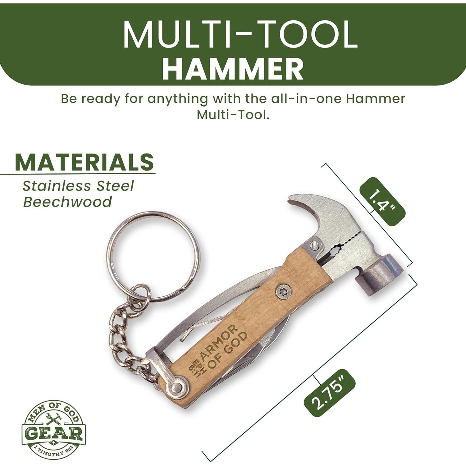 Llave de Multiherramienta 5-en-1 Logos Trading Post - Herramienta Cristiana