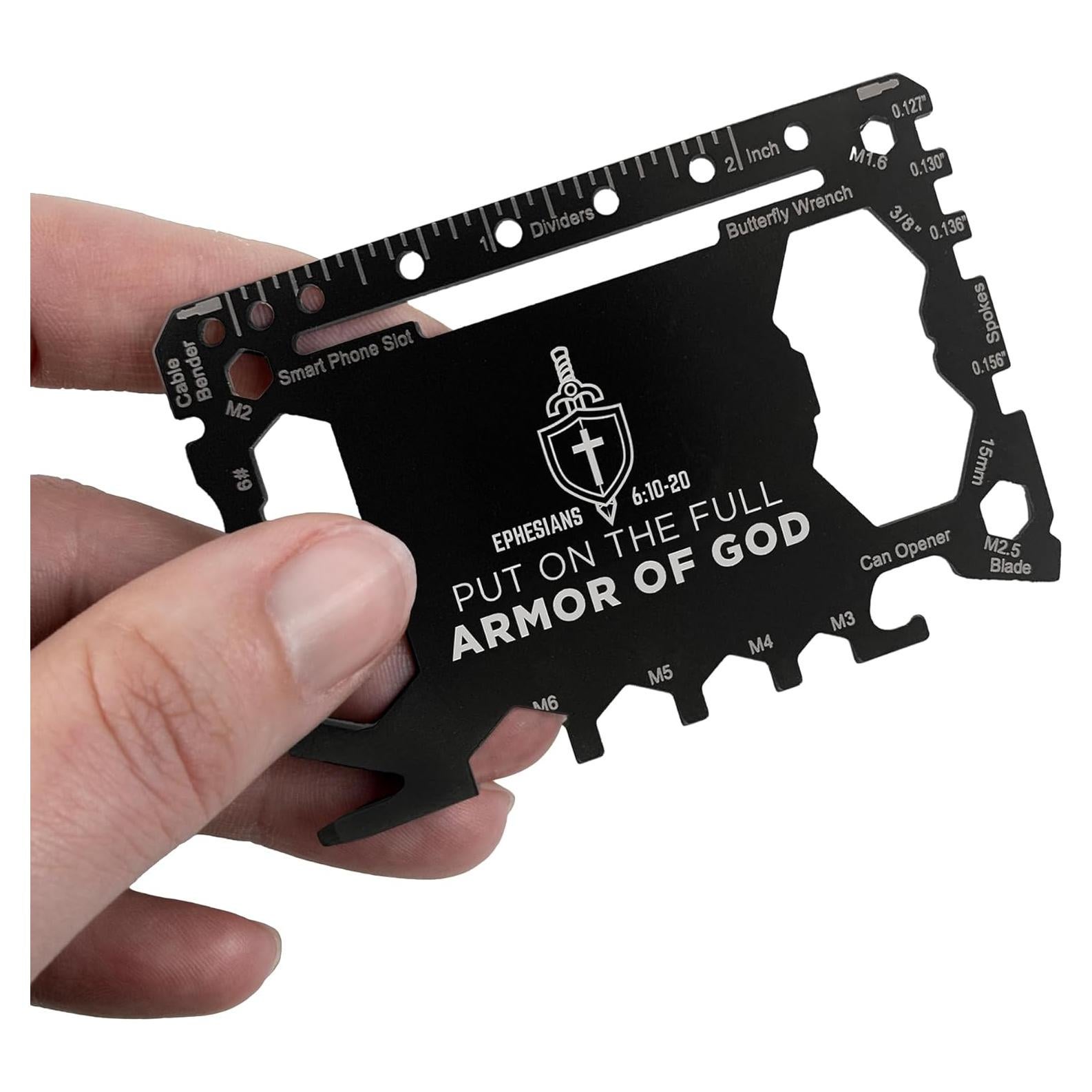 Multiherramienta de Tarjeta 15-en-1 Logos Trading Post - Negro