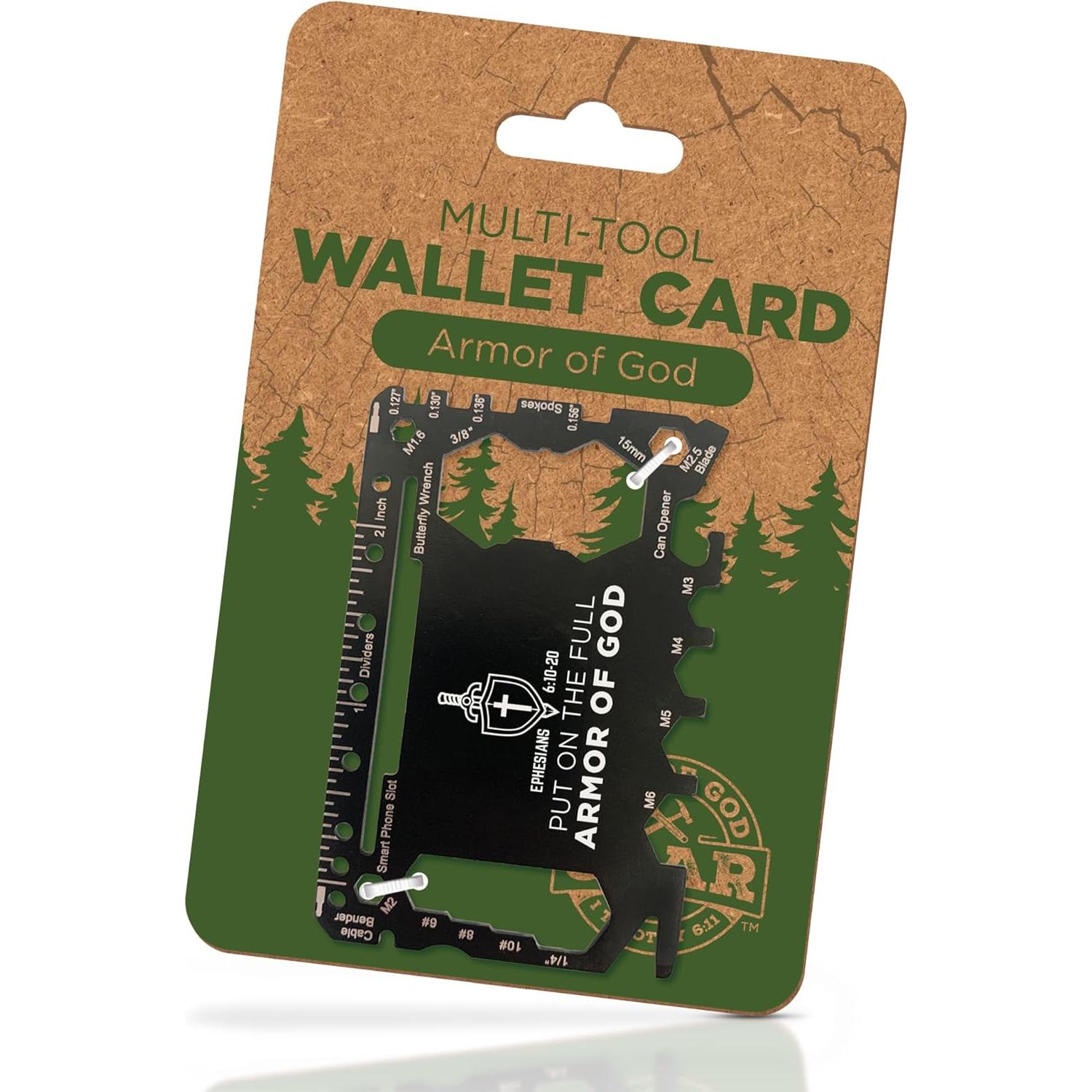 Multiherramienta de Tarjeta 15-en-1 Logos Trading Post - Negro