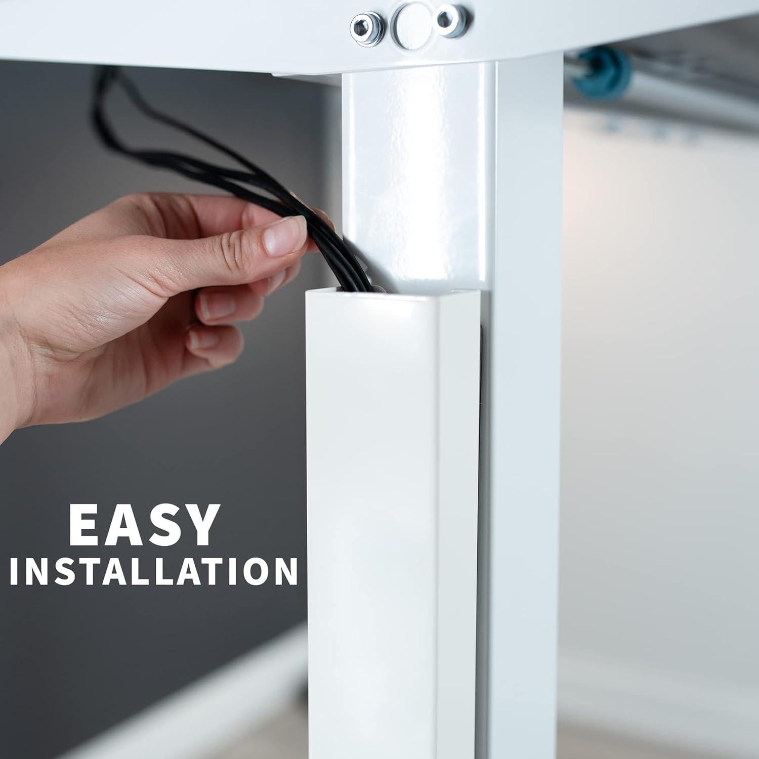 Canal de Cables Magnético VIVO DESK-AC01-1MW 35,56 cm Blanco